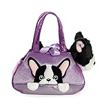 Aurora Juguete Peluche F.Pals’ Fp Bolso Malva Bulldog Frances 21Cm