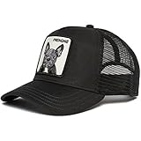 JELLY SIGHT Anime Snapback – Sombrero de malla para hombres y mujeres, estilo hip hop para papá, gorra de béisbol para camionero, deporte al aire última intervensión, sombrero de viaje, Frenchie,